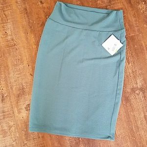 Solid green cassie simple classic stretch